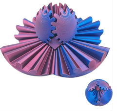 3D Printed Fidget Gear Ball - Stress Relief Rotation Toy