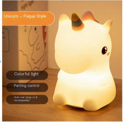 LED Unicorn Night Light - Magical Bedside Lamp for Kids Room Décor