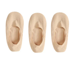 Men's Ultra-Thin Silicone Boat Socks - 3 Pairs | No-Show Anti-Slip Invisible Socks