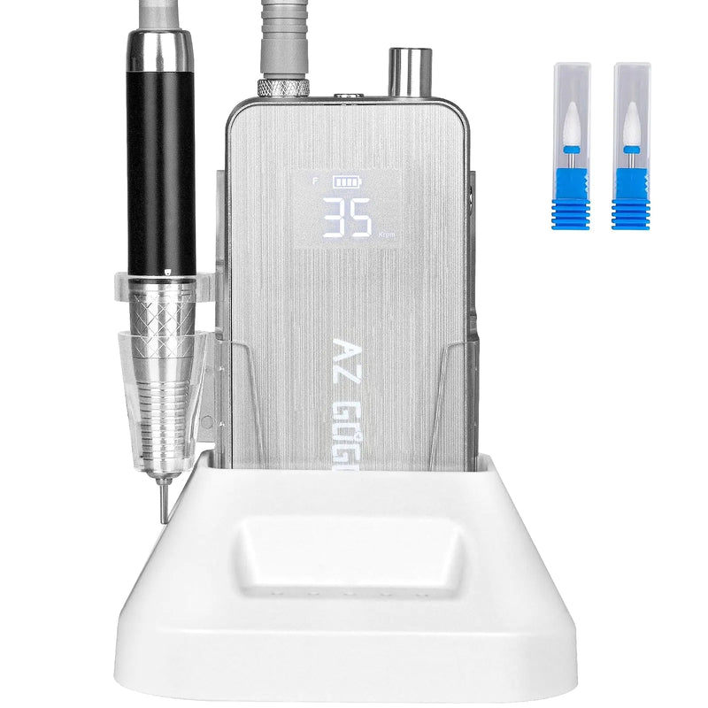 Professional 80W Cordless Nail Drill - 35000RPM Electric Nail File for Gel & Acrylic Nails