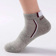 Premium Men's Summer Athletic Socks - 10 Pack Breathable Sports Crew Socks