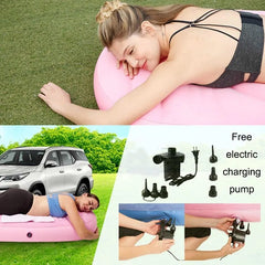 Premium Inflatable Pregnancy Support Pillow - Adjustable Comfort for Expecting Mothers