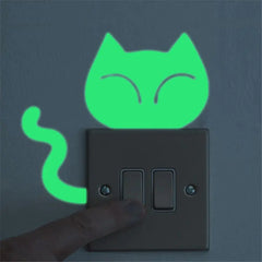 Glow-in-the-Dark Wall Stickers & Light Switch Decor - Luminous PVC Decorative Stickers