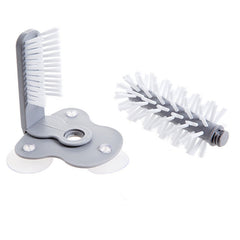 Kitchen Bottle Brush - Glass Washer Brush - Water Bottle Cleaning Brush with Suction Base