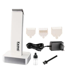 KEMEI KM-619 Professional Rechargeable Hair Clipper - Cordless Electric Trimmer for Men