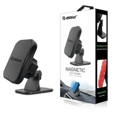 Magnetic Car Mount Holder – Universal Stick-On Dashboard Smartphone Mount for Hands-Free Driving (Black)