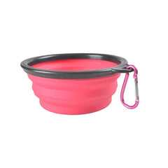 Premium Foldable Silicone Dog Bowl - Water Bowl For Dogs - Travel Dog Bowl Collapsible - Portable Travel Pet Feeder - Dog Bowl