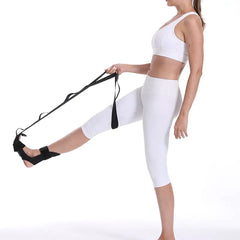 Premium Yoga Stretch Strap - Cotton Exercise Band for Flexibility & Stretching