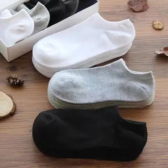 Men's Summer Thin Cotton Breathable Ankle Socks - Comfortable Low-Cut Athletic Socks
