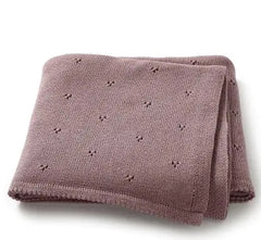 Premium Soft Cotton Newborn Baby Blanket - 80x100cm Multi-Color