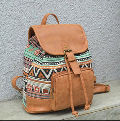 Retro Chic Canvas Tote Bag - Vintage Style Shoulder Bag for Women