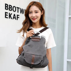 Women's Canvas Backpack and Shoulder Bag Collection