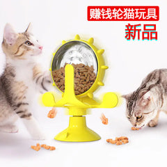 Interactive Rotating Cat Windmill Toy - Spinning Pet Entertainment & Exercise