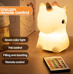 LED Unicorn Night Light - Magical Bedside Lamp for Kids Room Décor