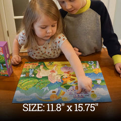 Puzzles for Kids Ages 4-8 Kids Jigsaw Puzzles 72 Piece Toddler Princess Puzzle Unicorn Jigsaw Puzzle with Thick Pieces and Sturdy Box Unicorn Gifts for Girls