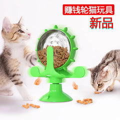 Interactive Rotating Cat Windmill Toy - Spinning Pet Entertainment & Exercise
