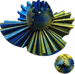 3D Printed Fidget Gear Ball - Stress Relief Rotation Toy