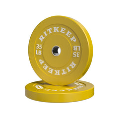 2" Olympic Low Bounce Color Rubber Bumper Weight Plates