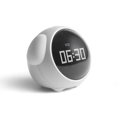 LED Alarm Clock with Rechargeable Battery - Warm Light Desktop Clock