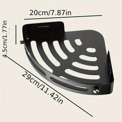 2-Tier Space-Saving Corner Shower Caddy Organizer
