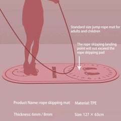 Level Up Your Workout with Our Anti-Noise Jump Rope Mat! 🏋️‍♀️✨ Perfect for Home or Outdoor Fitness! #FitnessGoals #HomeGym