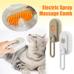 Cat Steam Brush Steamy Dog Brush 3 In 1 Electric Spray Cat Hair Brushes For Massage Pet Grooming Comb Hair Removal Combs Pet Products (Deactivated as recommended by ZCT)