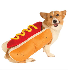 Hot Dog Halloween Costume for Dogs & Cats - Funny Pet Outfit