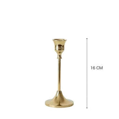 Vintage Gold Candle Holder - Elegant Antique Decor | Discount Merch Magic