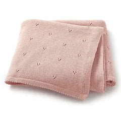Premium Soft Cotton Newborn Baby Blanket - 80x100cm Multi-Color