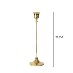 Vintage Gold Candle Holder - Elegant Antique Decor | Discount Merch Magic