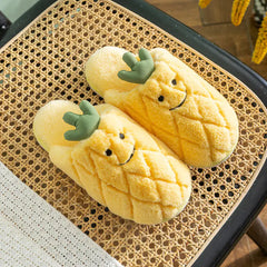Cute Couples Non-Slip Plush Winter Slippers - Cozy Home Footwear for Two