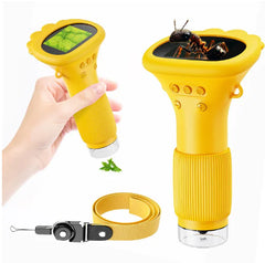 Portable Digital Microscope for Kids - Educational STEM Learning Tool with HD Camera
