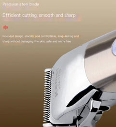 KEMEI Professional LCD Hair Clipper Set - Cordless Electric Trimmer for Men