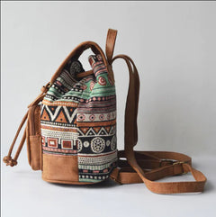 Retro Chic Canvas Tote Bag - Vintage Style Shoulder Bag for Women