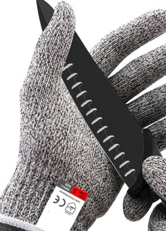 Premium Cut-Resistant Safety Gloves - Level 5 Protection for Kitchen & Work