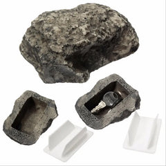 Stone Key Hider - Outdoor Security Key Storage Box