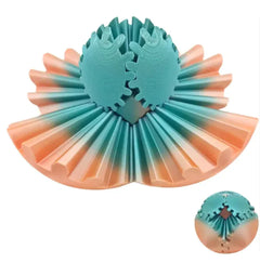 3D Printed Gear Ball Fidget Toy - Rotating Mechanical Puzzle Stress Relief