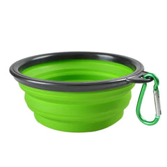 Premium Foldable Silicone Dog Bowl - Water Bowl For Dogs - Travel Dog Bowl Collapsible - Portable Travel Pet Feeder - Dog Bowl