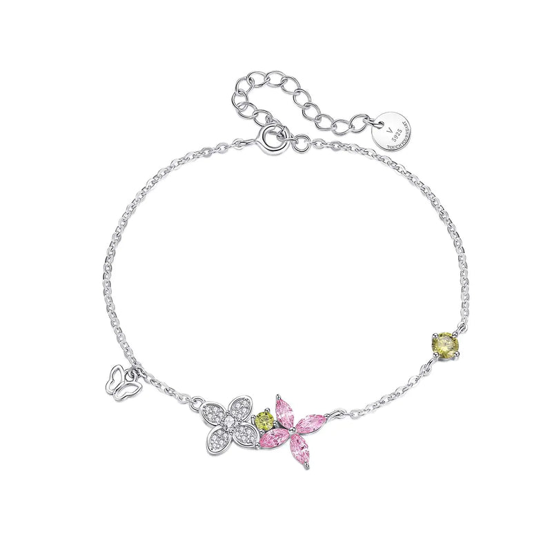 Sterling Silver Adjustable Bracelet - Elegant Women's Fashion Jewelry | Hypoallergenic