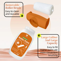 Premium Orange Interior Latex Paint - High Coverage Wall Paint