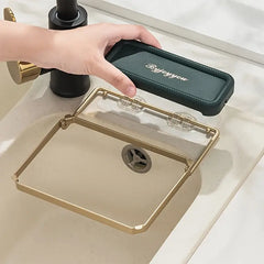 Kitchen Sink Strainer Rack - Stainless Steel Dish Drying Organizer