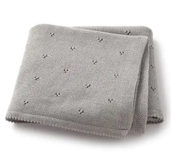 Premium Soft Cotton Newborn Baby Blanket - 80x100cm Multi-Color