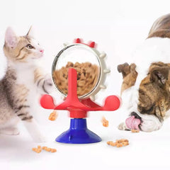 Interactive Rotating Cat Windmill Toy - Spinning Pet Entertainment & Exercise
