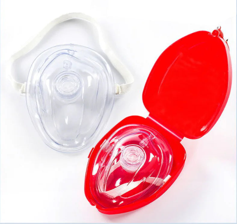 CPR One-Way Breathing Mask - Professional Emergency First Aid Safety Equipment