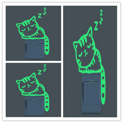 Glow-in-the-Dark Wall Stickers & Light Switch Decor - Luminous PVC Decorative Stickers