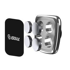 Magnetic Car Mount Holder – Universal Stick-On Dashboard Smartphone Mount for Hands-Free Driving (Black)