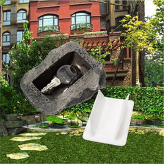 Stone Key Hider - Outdoor Security Key Storage Box