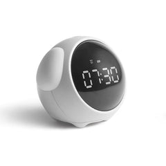 LED Alarm Clock with Rechargeable Battery - Warm Light Desktop Clock
