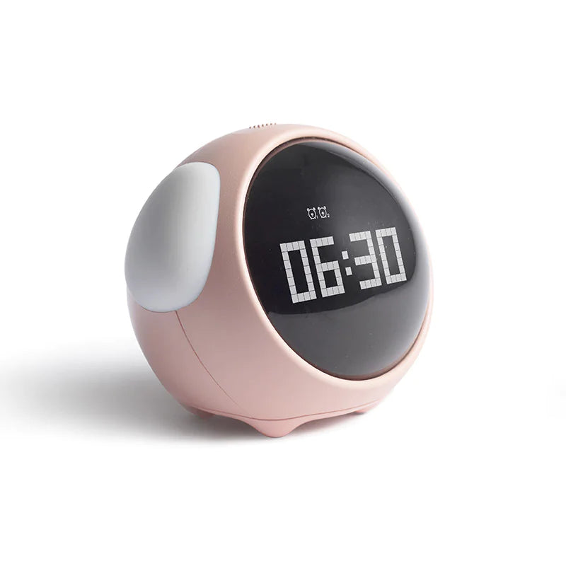 LED Alarm Clock with Rechargeable Battery - Warm Light Desktop Clock